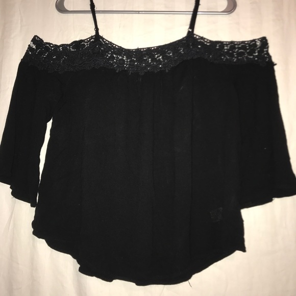 Black flowy shirt Clearance